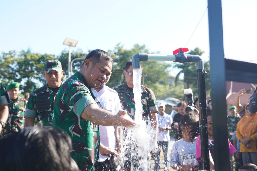 Mitigasi Krisis Air, TNI AD Bangun Sumur Bor di Gunung Kidul
