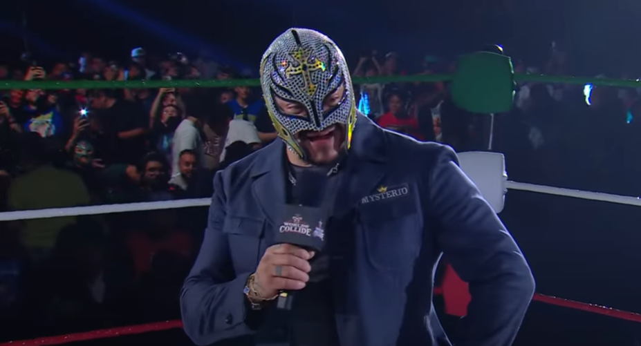 Rey Mysterio in Opening World Collide