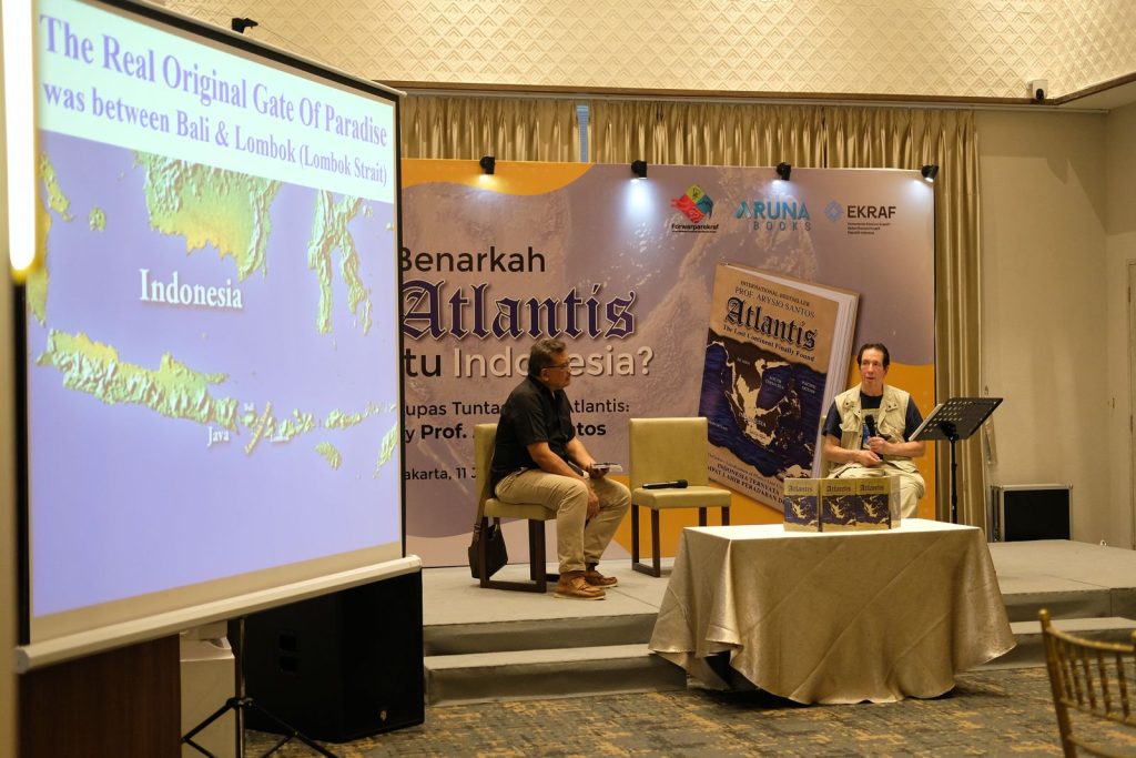 Membedah Misteri Atlantis, Forwaparekraf Bahas Buku yang Klaim Lokasi di Indonesia