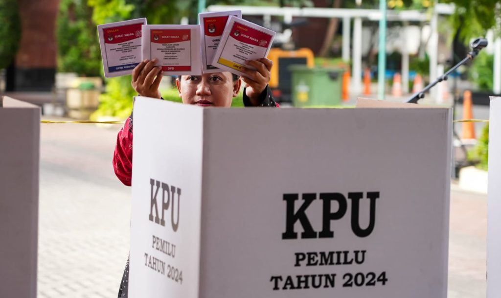 sambut-pemilu-2024-kpu-jakpus-gelar-simulasi-pemungutan-dan-penghitungan-suara