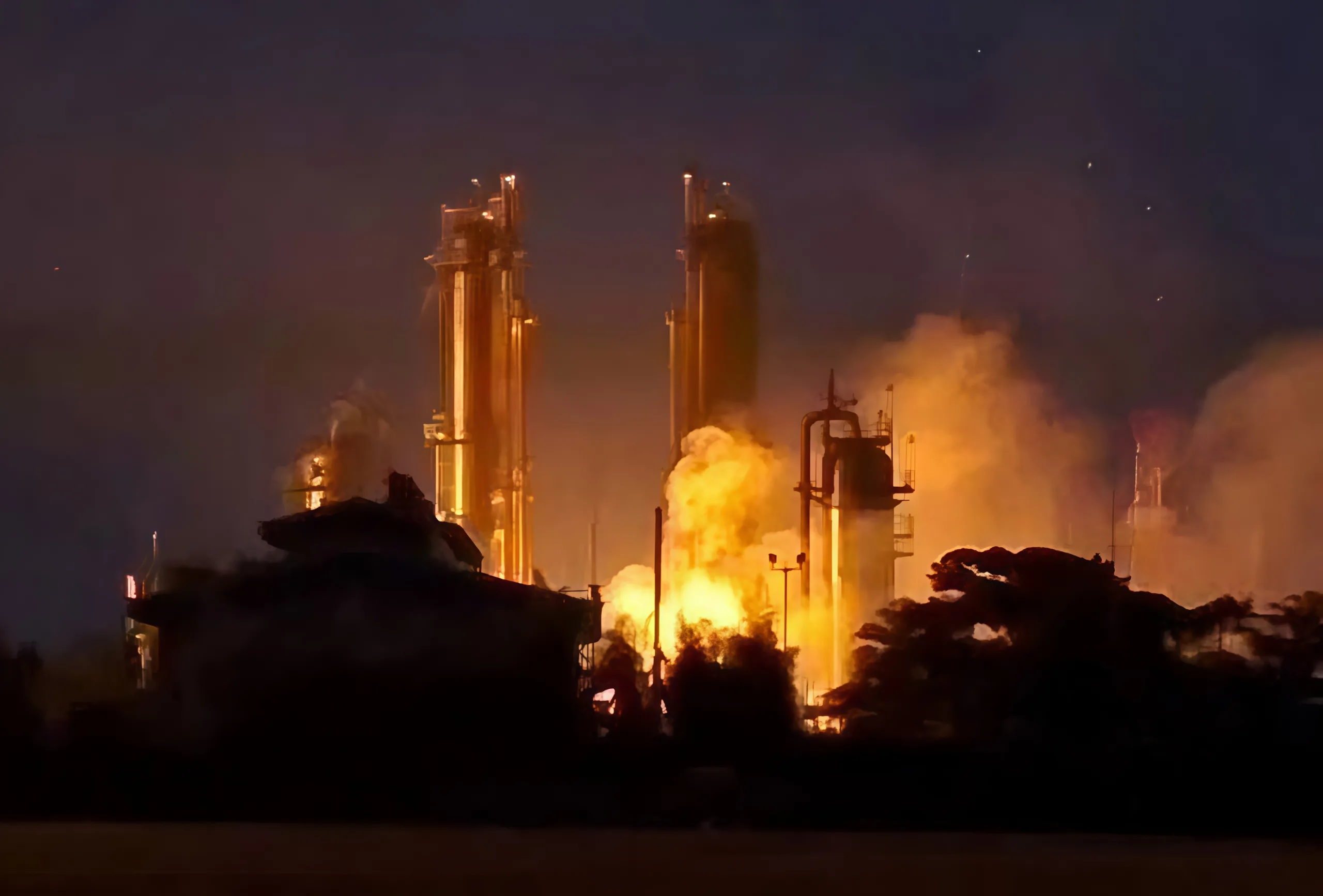 Kebakaran Kilang minyak Pertamina EP Subang