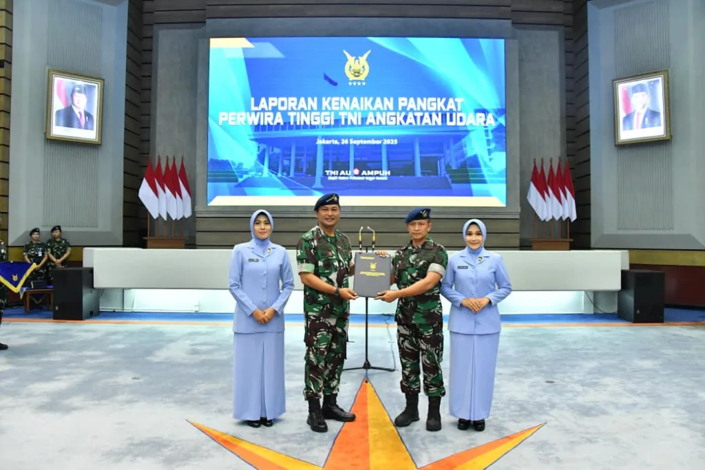 45 Pati TNI AU Naik Pangkat, Salah Satunya Kapok Sahli Kodau III