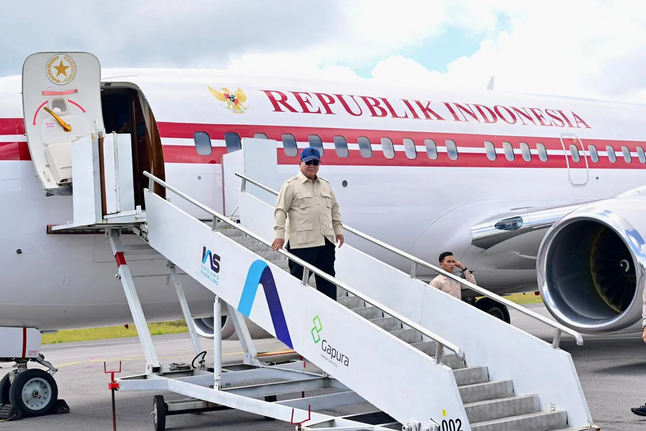 Presiden RI Prabowo Subianto menjemput PM Malaysia Anwar Ibrahim